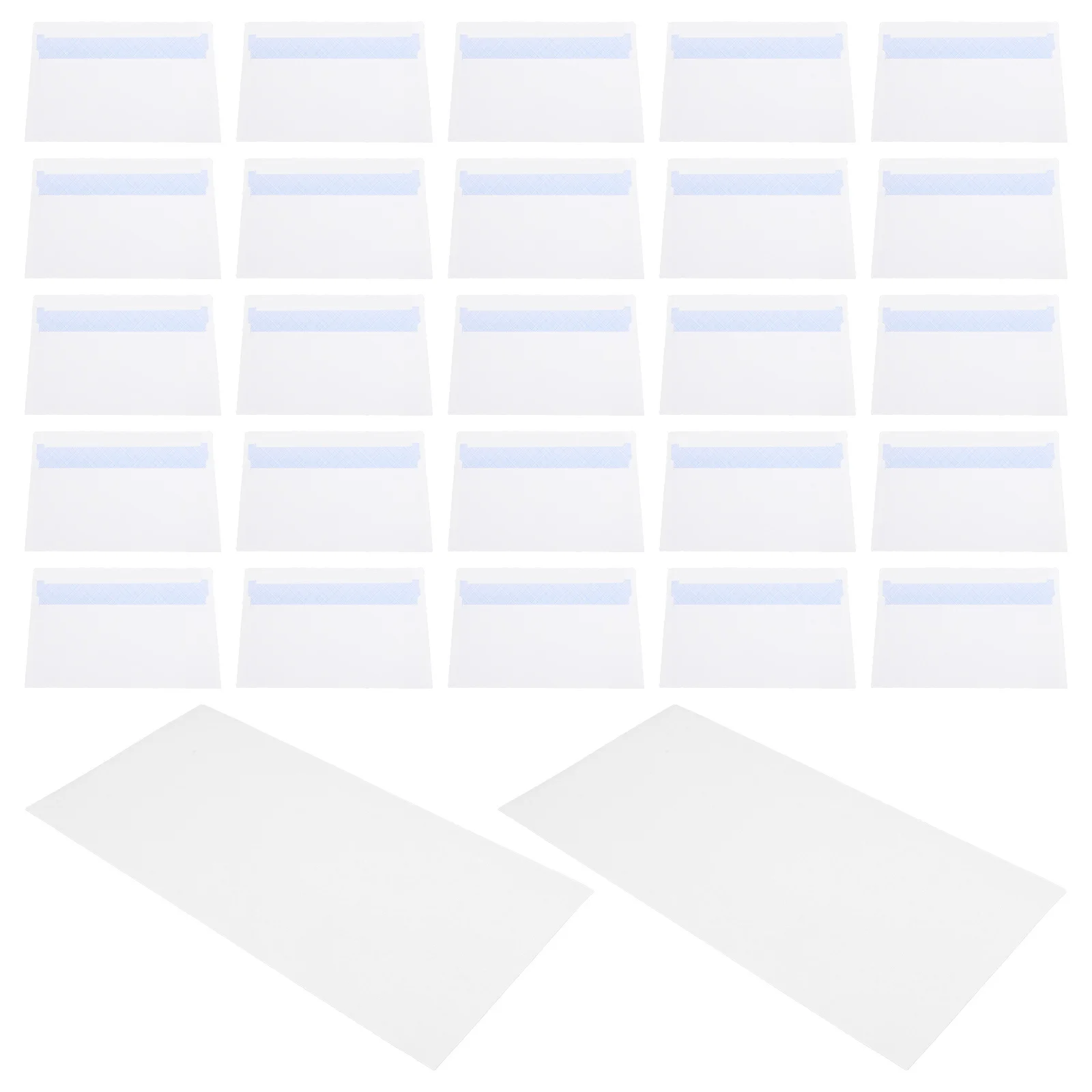 50 pçs envelopes auto selados design branco elegante envelopes de correio tamanho carta convites de correspondência de negócios
