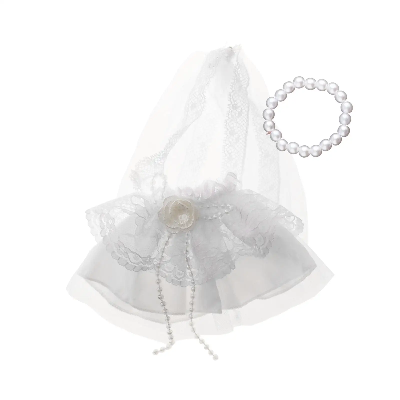 Dolls Wedding Dress Fashion Comfortable Cute for Kids Birthday Gift Costume Pendant Doll Outfits Doll Clothing for 5.91inch Doll