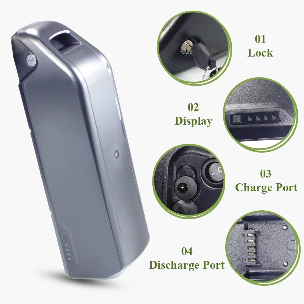 

Reention RAMBO Ebike 48V 10.4ah 14Ah Li-ion Battery Pack 250w-750 Motor For Pursuit Blk/Grey 750 26, and black Savage 750 Ebike