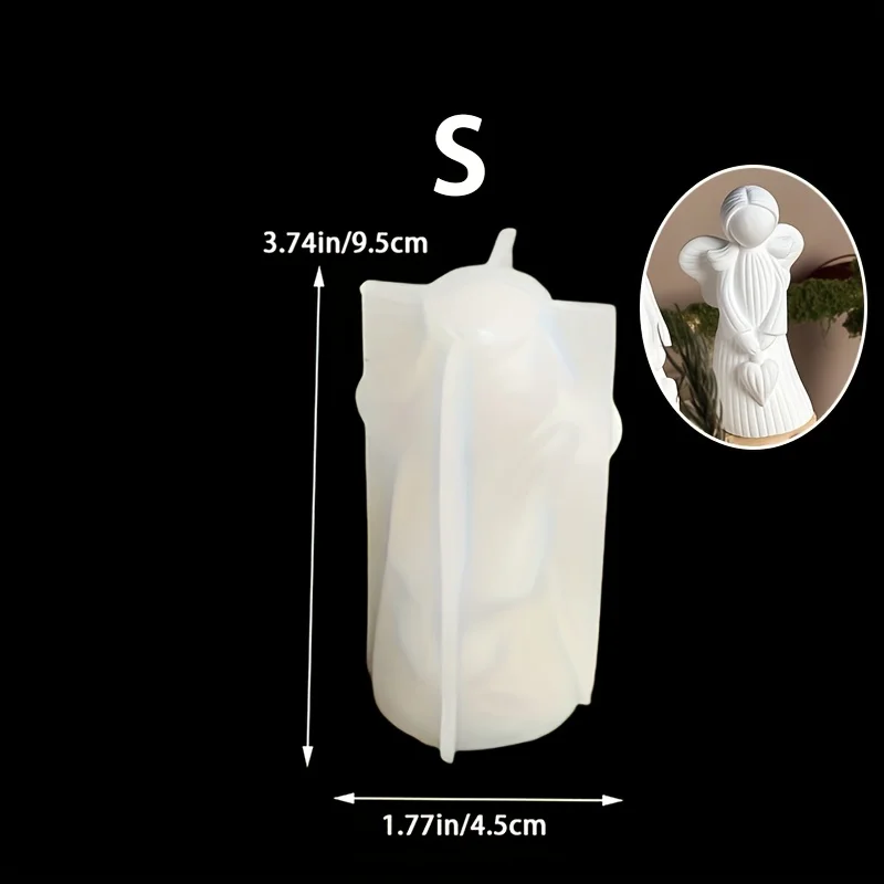 DNEJIU Angel Silicone Mold for DIY Crafts