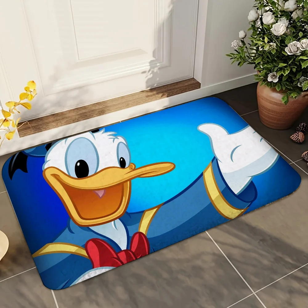 

1pc D-Disney-D-donald Duck Floor Mat Doormats Carpet Foot Mat Bathroom Absorbent Mats Anti-Slip Mats Decor