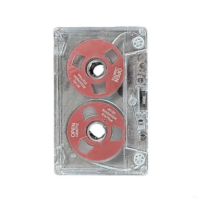 

77JD Versatile Double Sided Metal Cassette Tape with 50 Minutes Recording Function