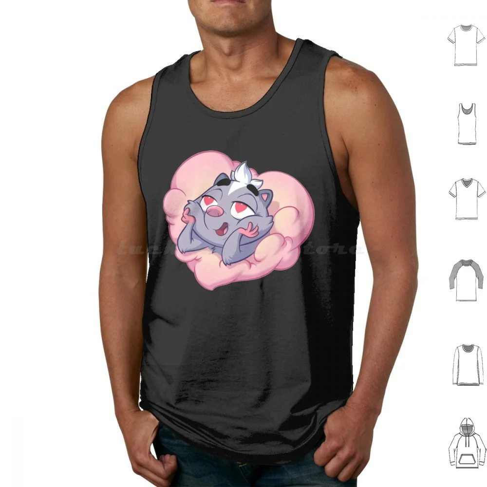 Cute Skunk Tank Tops Print Cotton Skunk Works Skunk Pseudonym Lockheed Advanced Development Projects P38 Lockhead Skunk