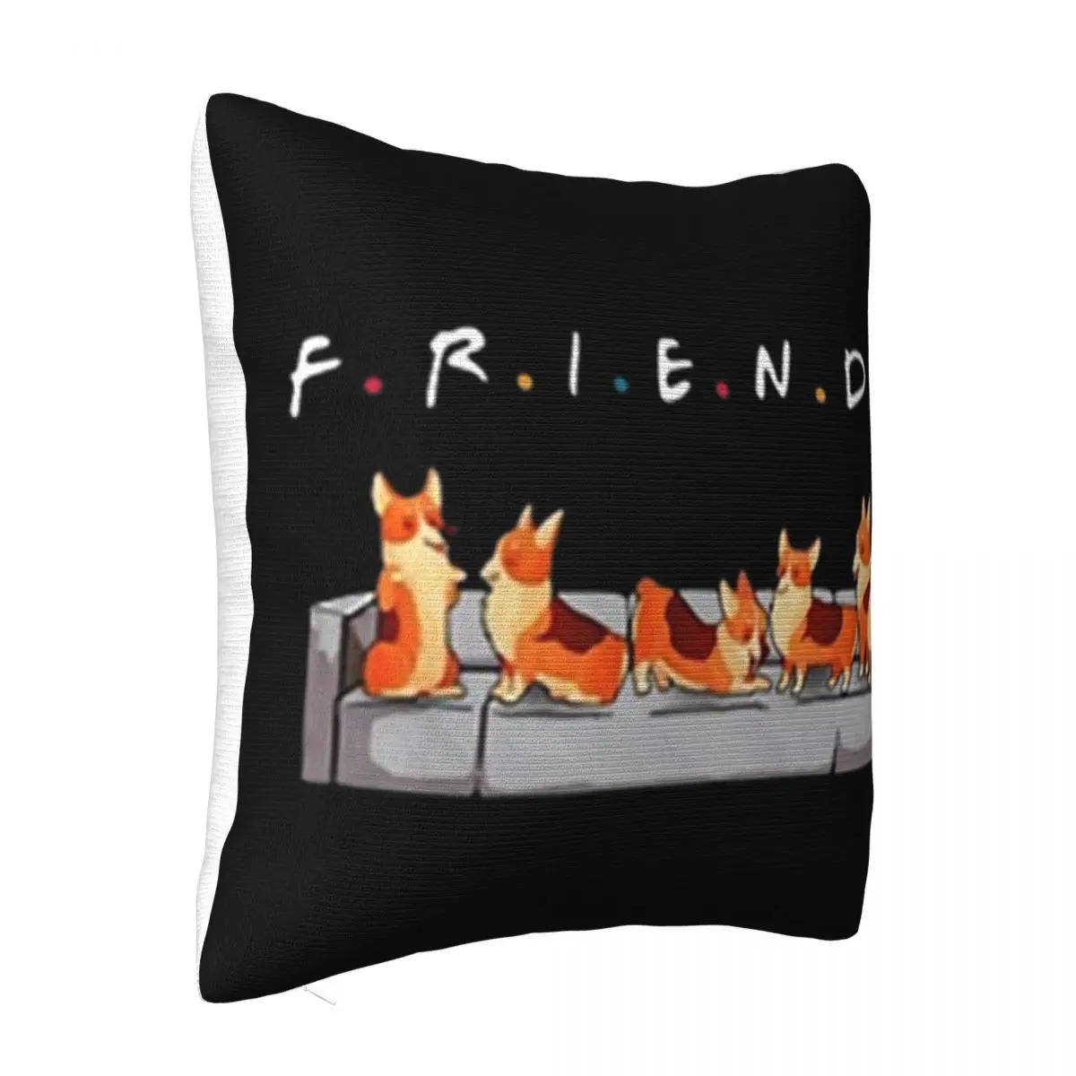 Corgi Friends Oversize Style Leisure Hipster Customized Promotion Men Game Best Selling Female Pillow Case