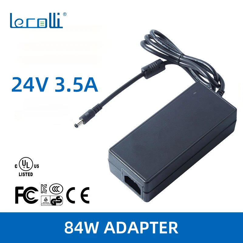 

24v3.5a Power Adapter 84w Dc Desktop Switching Power Converter Can Be Used For Led Light Display Laptop Massager