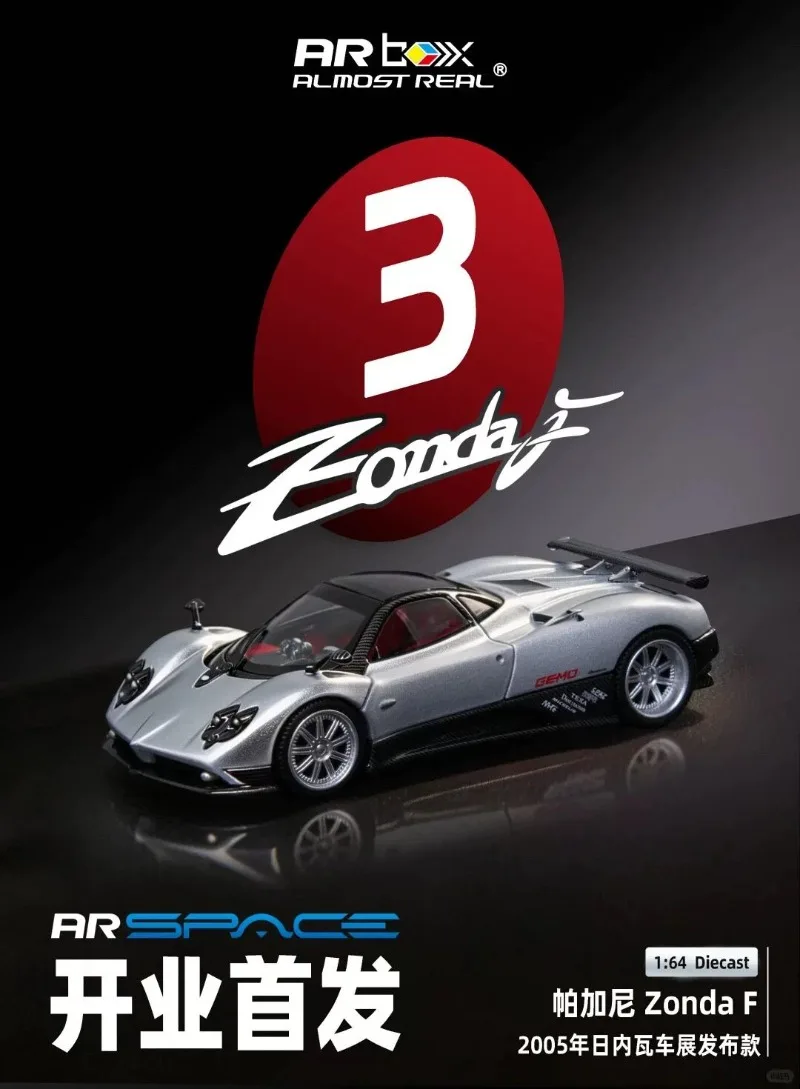 In Stock 1: 64  2005 Geneva debut silver alloy car model die-cast static car model, creative decorative item, holiday gift