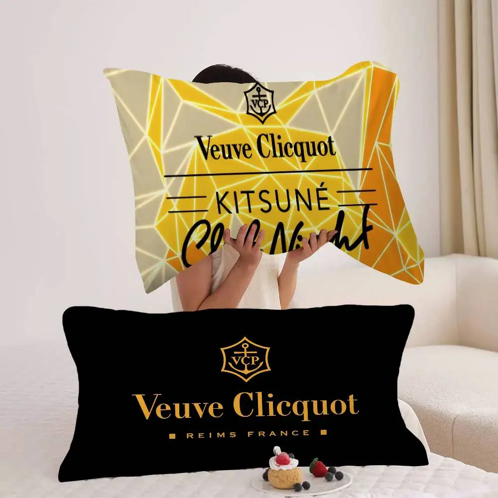 V-Veuve C-clicquot Bufanda de poliéster de secado rápido para dormir - Absorbe la humedad y es transpirable para personas que duermen con calor