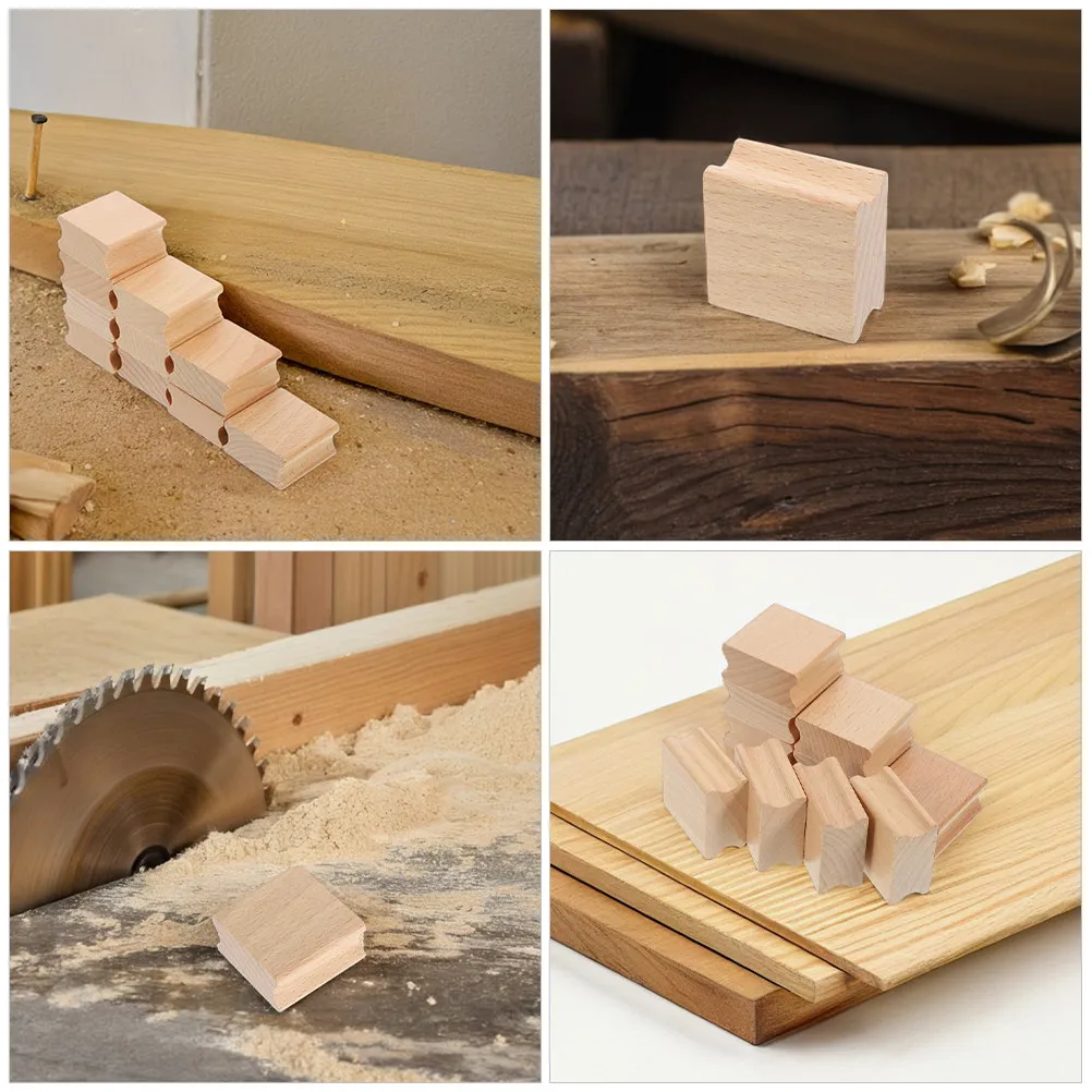15Pcs Blank Beech Wood Stamps for DIY Carving Crafting Scrapbooking Wooden Stamp Blocks Seals Wooden Stamp Seal