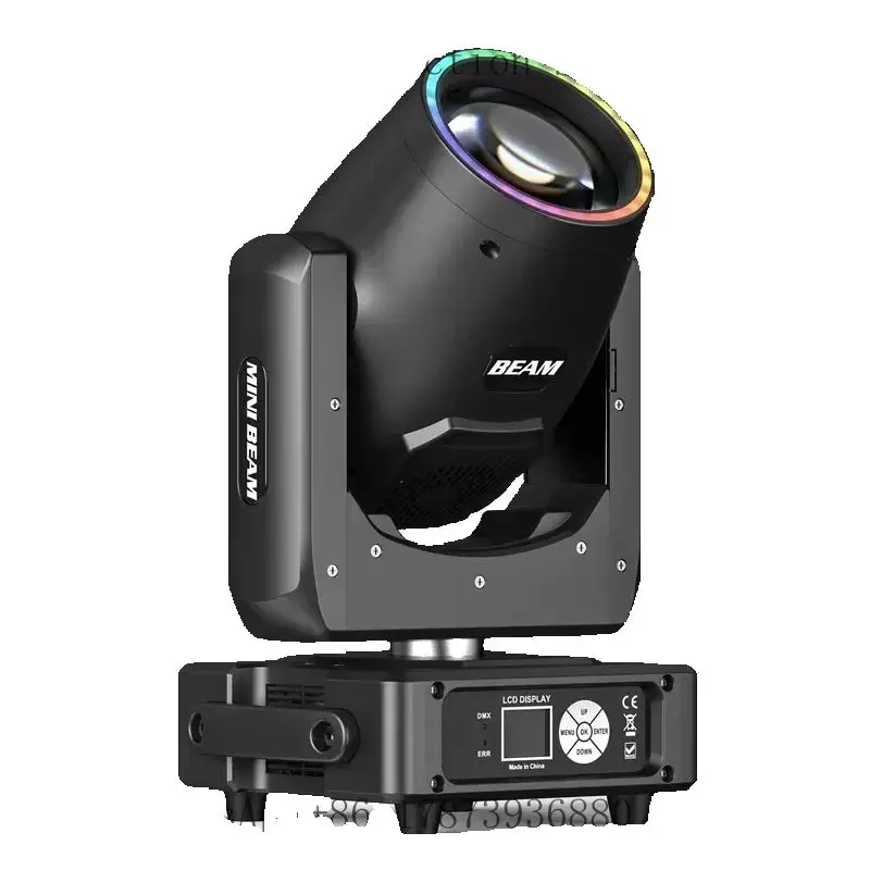 2026 230W Moving Head Beam Light, RGBW DMX512 Sound Activated Stage Light for DJ, Wedding & Party.