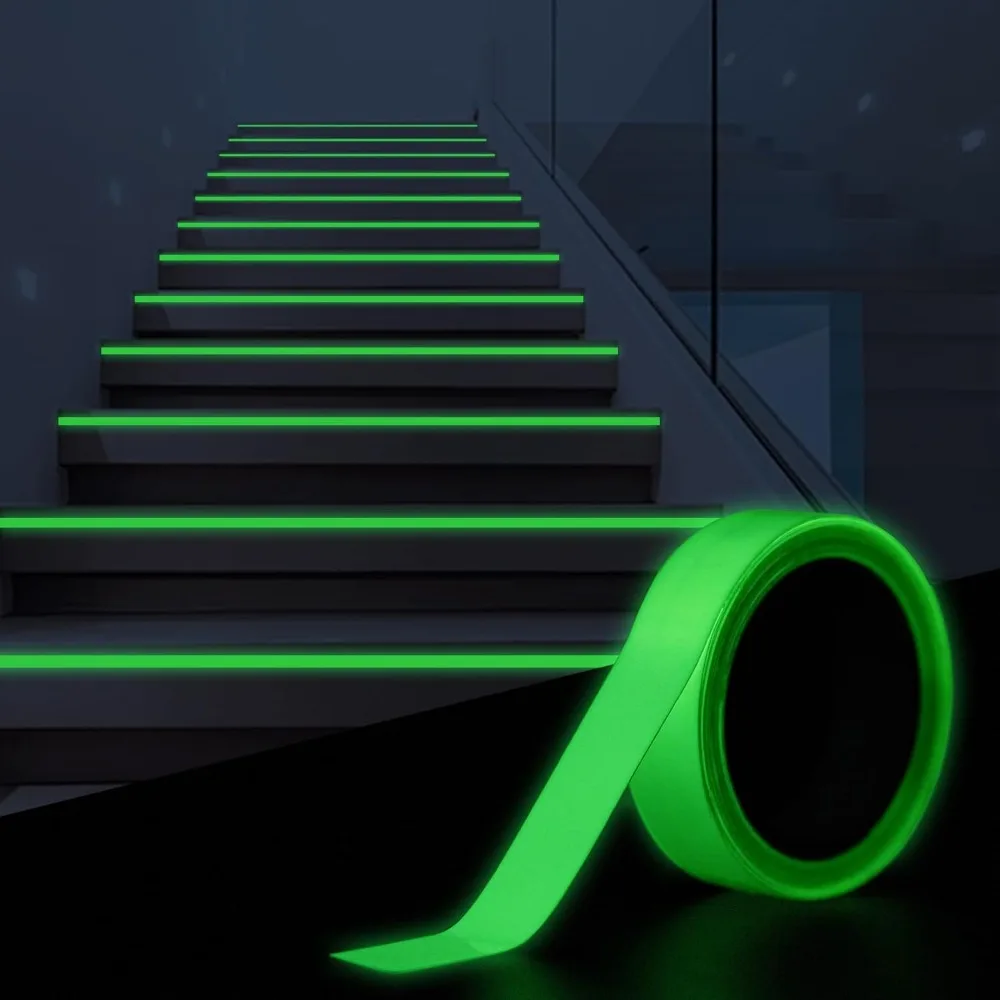 

Tape, Fluorescent Wall Halloween Decor Light Up Stickers All Bright Luminous Night Adhesive Marker