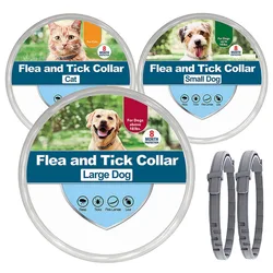 New 38/70cm Pet Anti Flea Ticks Anti-parasitic Dog Collar 8 Month Protection Retractable Collars for Puppy Cat Big Dogs Supplies