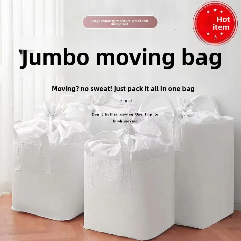 

Large-capacity tool storage , durable sturdy dustproof bag, heavy-duty packing bag for moving and dormitory use