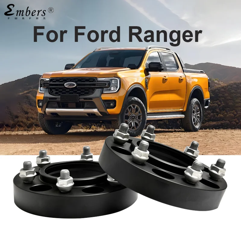 Embers Radabstandshalter für Ford Ranger 2011-2026 PCD 6x139.7 CB 93.1 M12x1.5 Adapter Auto-Modifikationsteile 1 Stück