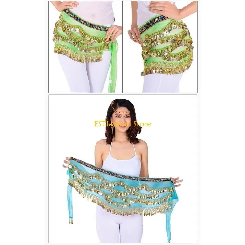 Y5GC Belly Dancing Hip Scarf Belly Dance Belt Bellydance Waist Chain