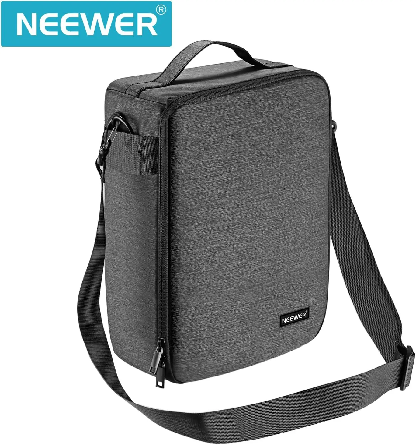 Neewer NW140S Waterproof Camera and Lens Storage Carrying Case, 22x15x32cm Soft Padded Bag for Canon Nikon Sony DSLR