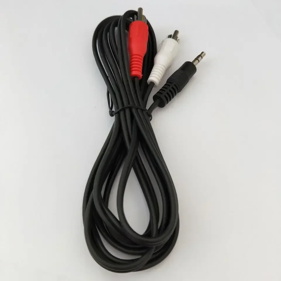 Audio & Video Cables 3.5 Jack to 2 RCA male   2rca  3.5mm AUX Stereo  Car  Splitter New 3.3ft/1m