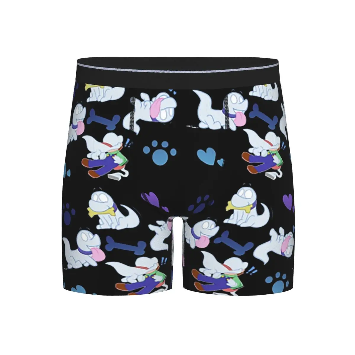 

Long Boxer Underpants Shorts King Boo Panties Men Soft Underwear for Homme Man Boyfriend Gift