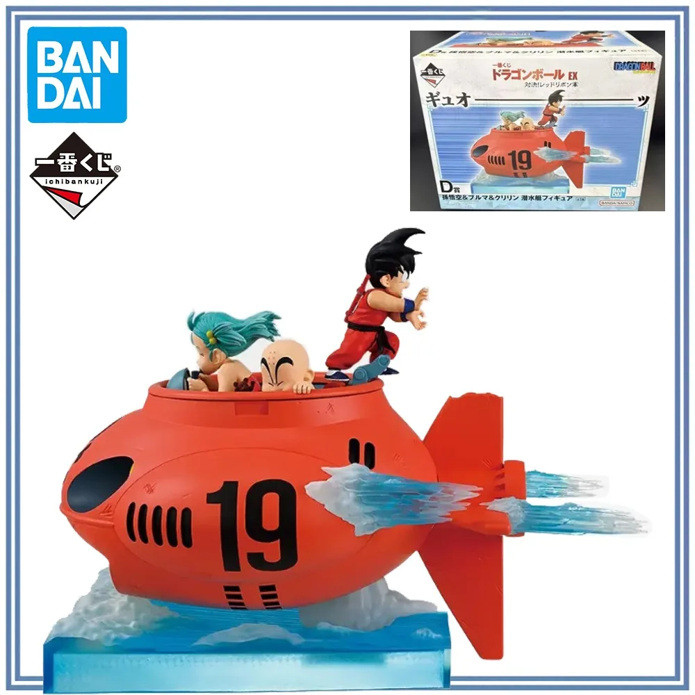 

【HY】100% Original in Stock Bandai Spirits Ichiban Kuji,Son Goku Krillin Bulma(D Prize)Anime Figure Desktop Ornaments Model Toy