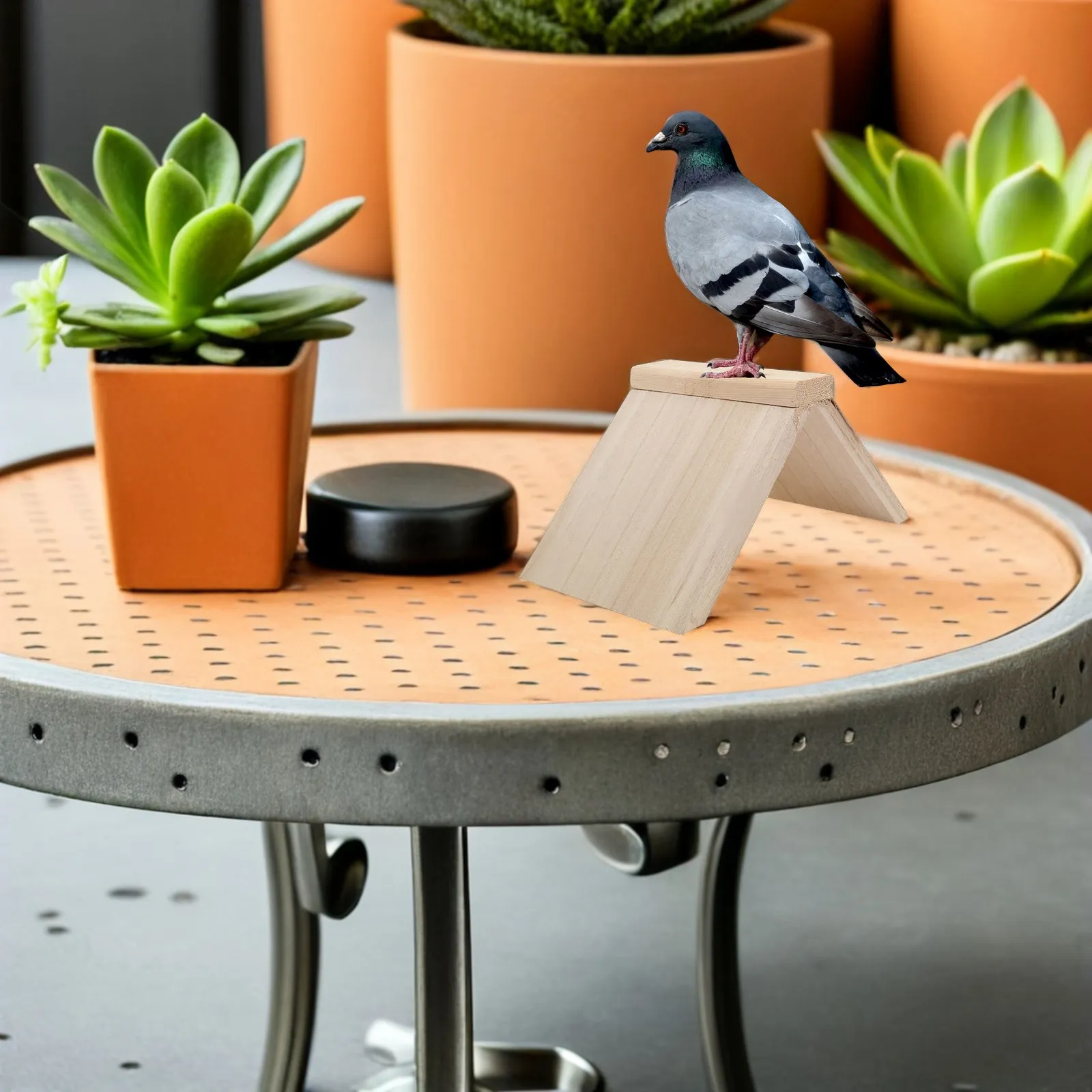 6Pcs Pigeon Roosting Perch Solid Wood Birds Stand Holder Elegant Grain Design for Pigeon Loft Birdcage Accessories Chick Perch