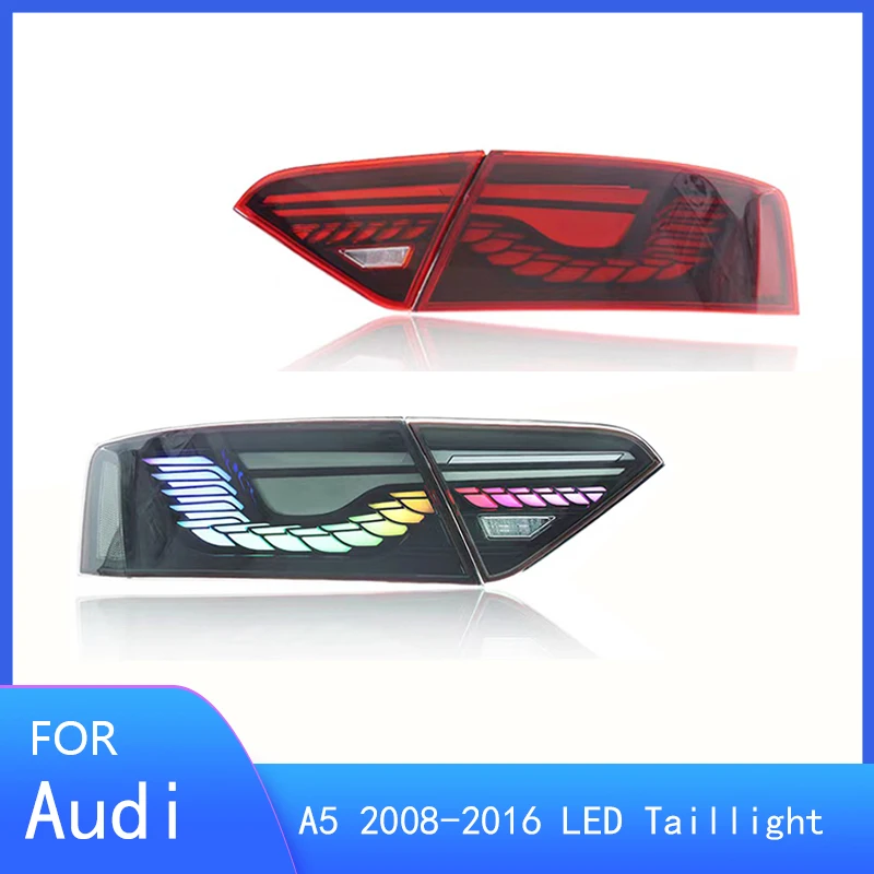 

Car LED Taillights Assembly For Audi A5 Tail Light 2008-2016 upgrade LED Brake Light Sequential Turn Signal Car Accessories