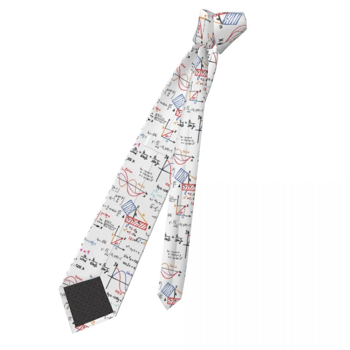 Mathematics Formulas Tie Numbers Business Neck Ties Male Retro Casual Necktie Accessories Great Quality Custom DIY Collar Tie