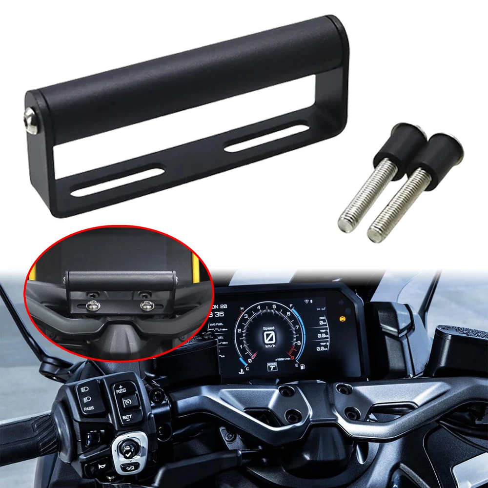 

For YAMAHA TMAX560 TMAX 560 TECH MAX 2022-2024 T-MAX560 CNC Motorcycle Accessories Phone Navigation Stand Handle Extension Rod