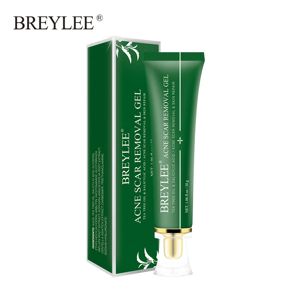 Breylee Tea Tree Gel Cetak Penghilang Jerawat: Memudarkan Cetak Jerawat dan Menghilangkan Jerawat Kulit 30G