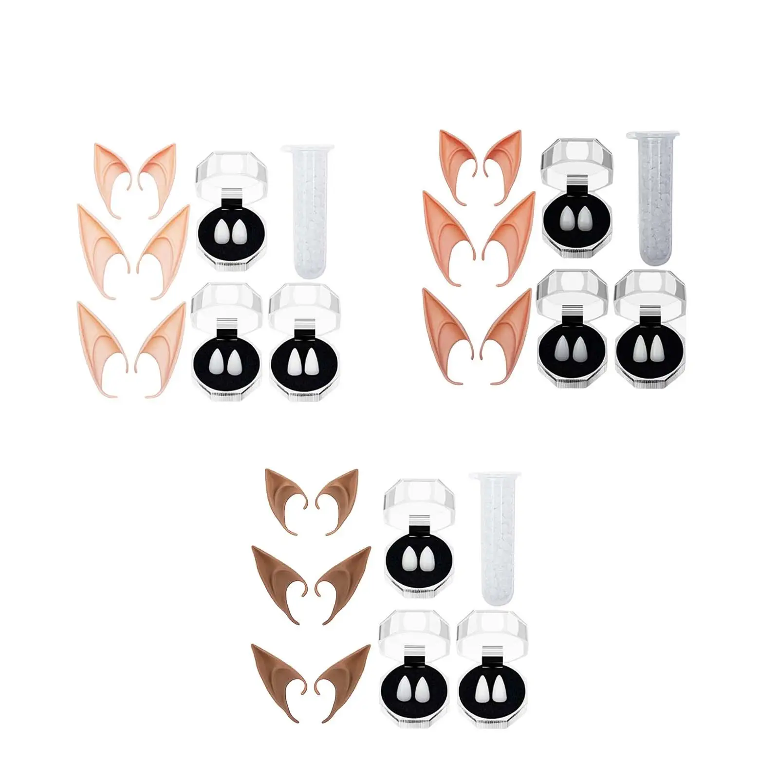 

Уши эльфа, длинный наряд эльфа, аксессуары гоблина для маскарада, косплея, Рождества