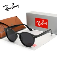 Gafas de sol polarizadas redondas de moda para mujer y hombre, gafas de sol clásicas Vintage para conducir y viajar, gafas circulares ovaladas de diseñador de marca UV400
