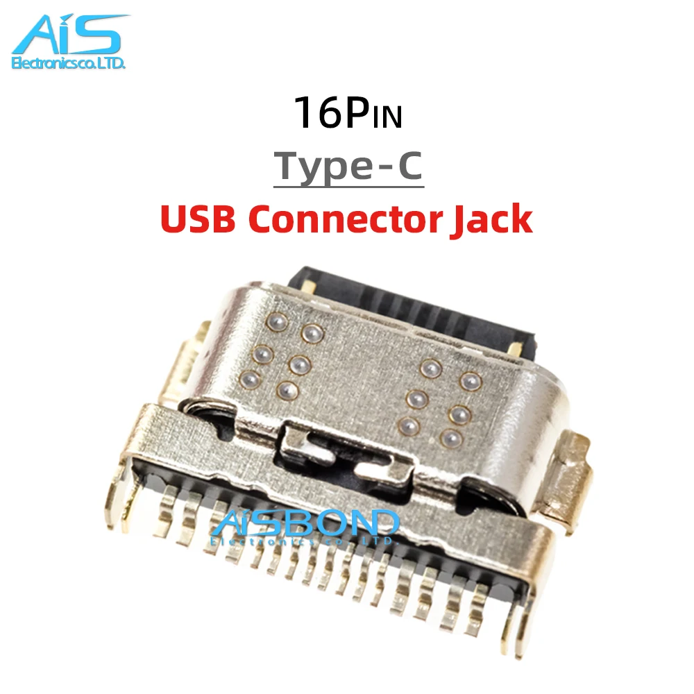

10Pcs/Lot Type-C USB Charging Port Jack socket charger Connector dock For Vivo Y21 Y21s Y33s Y22 Y35 Y16 Y02s Y50