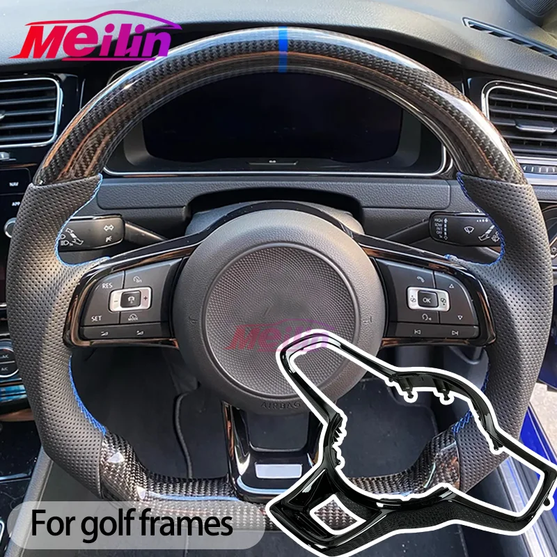 

Подходит для Volkswagen Golf 7 MK7 GTI, рамка кнопки рулевого колеса, автомобильные детали