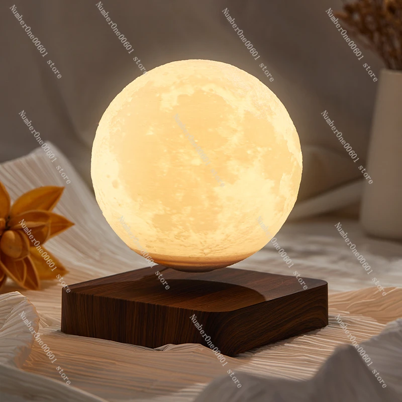 Maglev moon lamp ambient light moon lamp bedroom bedside table sleep night creative gift