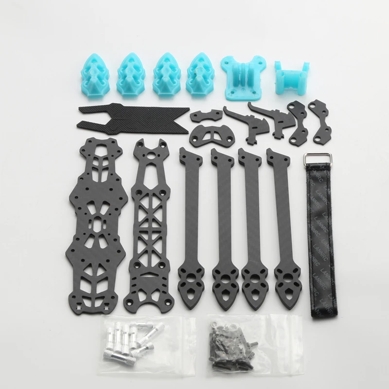 Mark4 5inch Carbon Fiber Frame Kit 225mm Wheelbase 5mm Arm Freestyle Long Range Frame for RC Quadcopter FPV Racing Drone