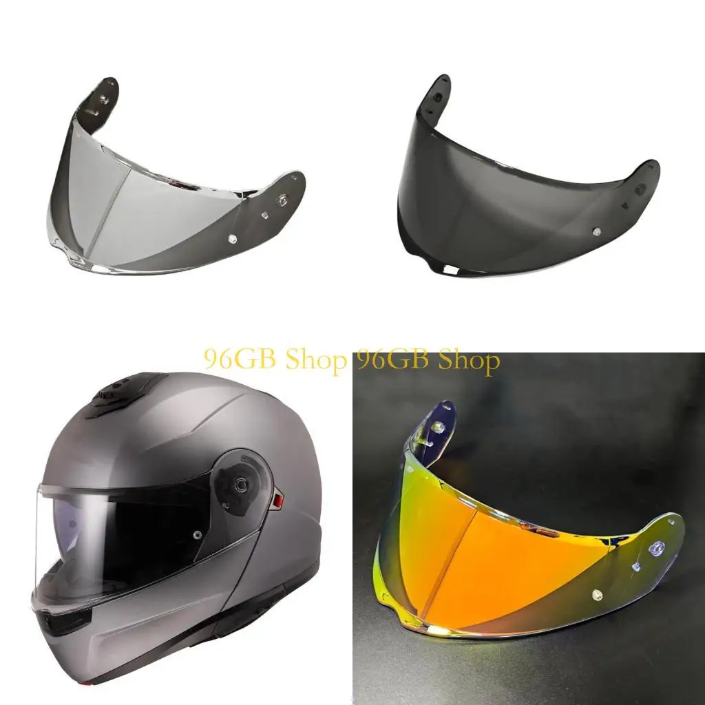 

96GB Strong Polycarbonate Helmets Visors Fog Helmets Visors Impact Strong Visors Clear Sight Designed for FF908 Use