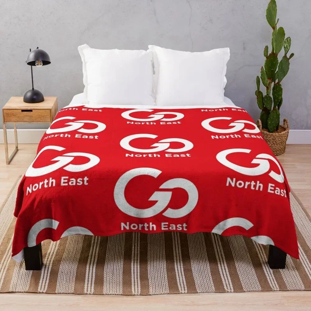 

Go North East Throw Blanket wednesday anime Thermals For Travel Blankets