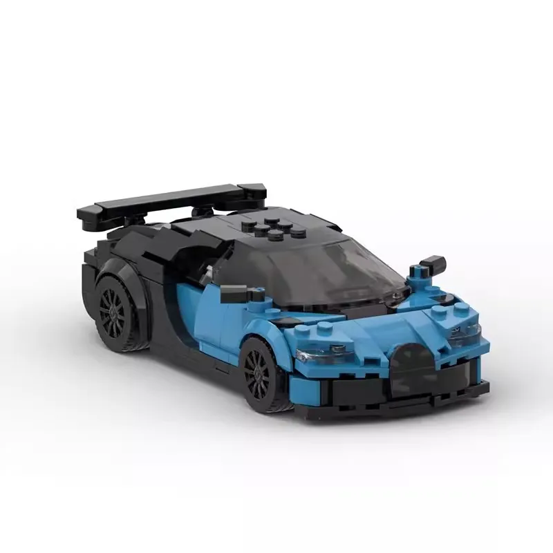 Bricklink-Juego de bloques de construcción para niños, juguete de ladrillos para armar Super coche Bugattied Chiron Pur Sport Speed Champions, ideal para regalo de Navidad, MOC