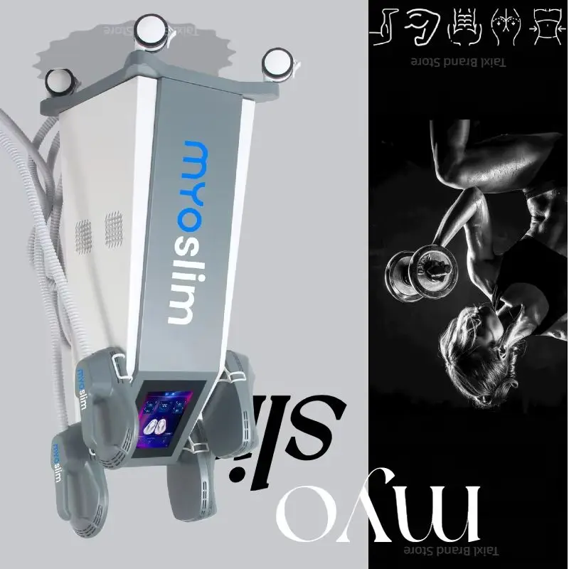 

Новая RF-машина для коррекции фигуры MYOslim 6500 Вт: технология сжигания жира и стимуляции мышц, 15 электромагнитных насадок для похудения