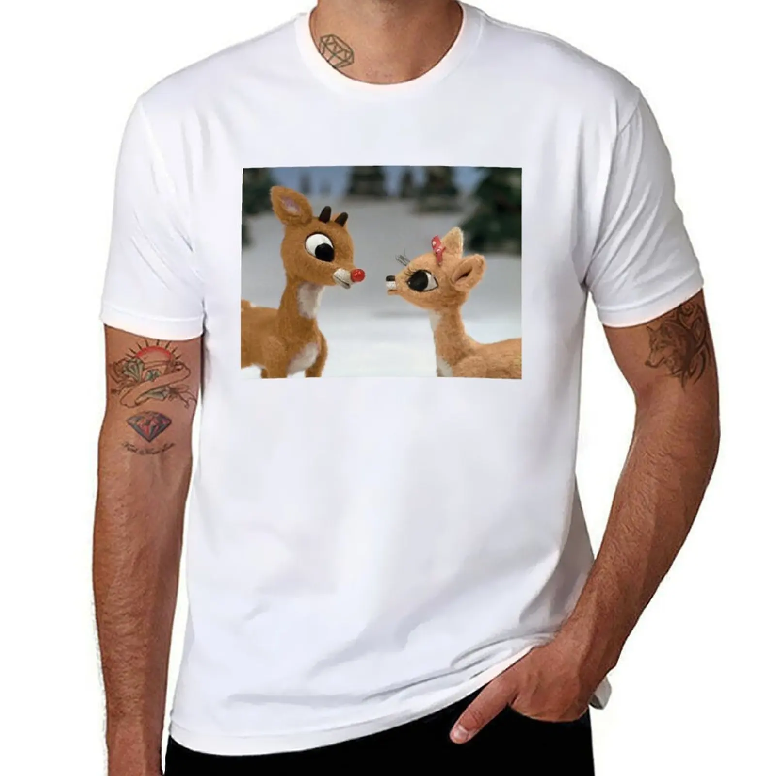 

Rudolph and Clarice T-Shirt t shirts designer cotton t shirt man t shirt man casual T-Shirt