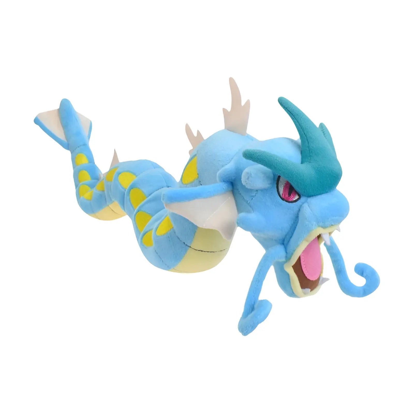 Gyarados brilhantes brinquedos de pelúcia animal de pelúcia jogo charizard para presente colecionável, plushies macios personagem de desenho animado 23 Polegada