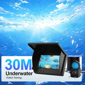 Unterwasserkamera 1080p 4,3 Zoll LCD wasserdichte endoskopische Kamera 6 Stunden Widerstand Nachtsicht 15/30m für Eis/Meer 6 Hauptverkaufskameras Visao Night - №1