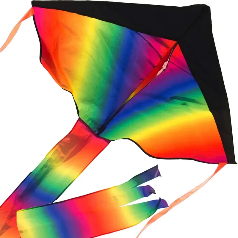 for Large Rainbow Delta Kite Easy to Assemble Launch and Fly High Quality Perfect  Beach Use Best Kite  Everyone