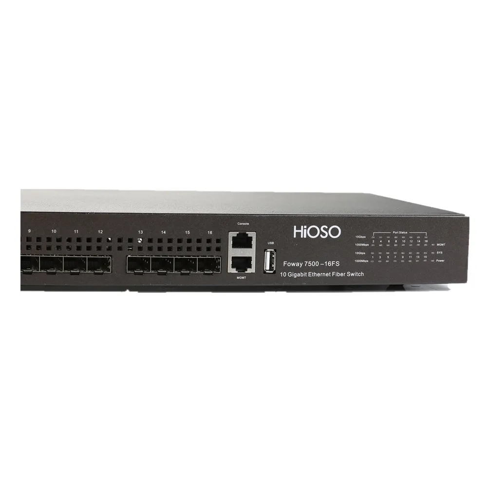 

Fiber switch L2 / L3 16 1000M /10G SFP+ fiber port in networks