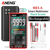 ANENG 621A Intelligent Digital Multimeter Touch Screen 9999 Counts Auto Range Rechargeable NCV Universal Meter Voltmeter Ammete