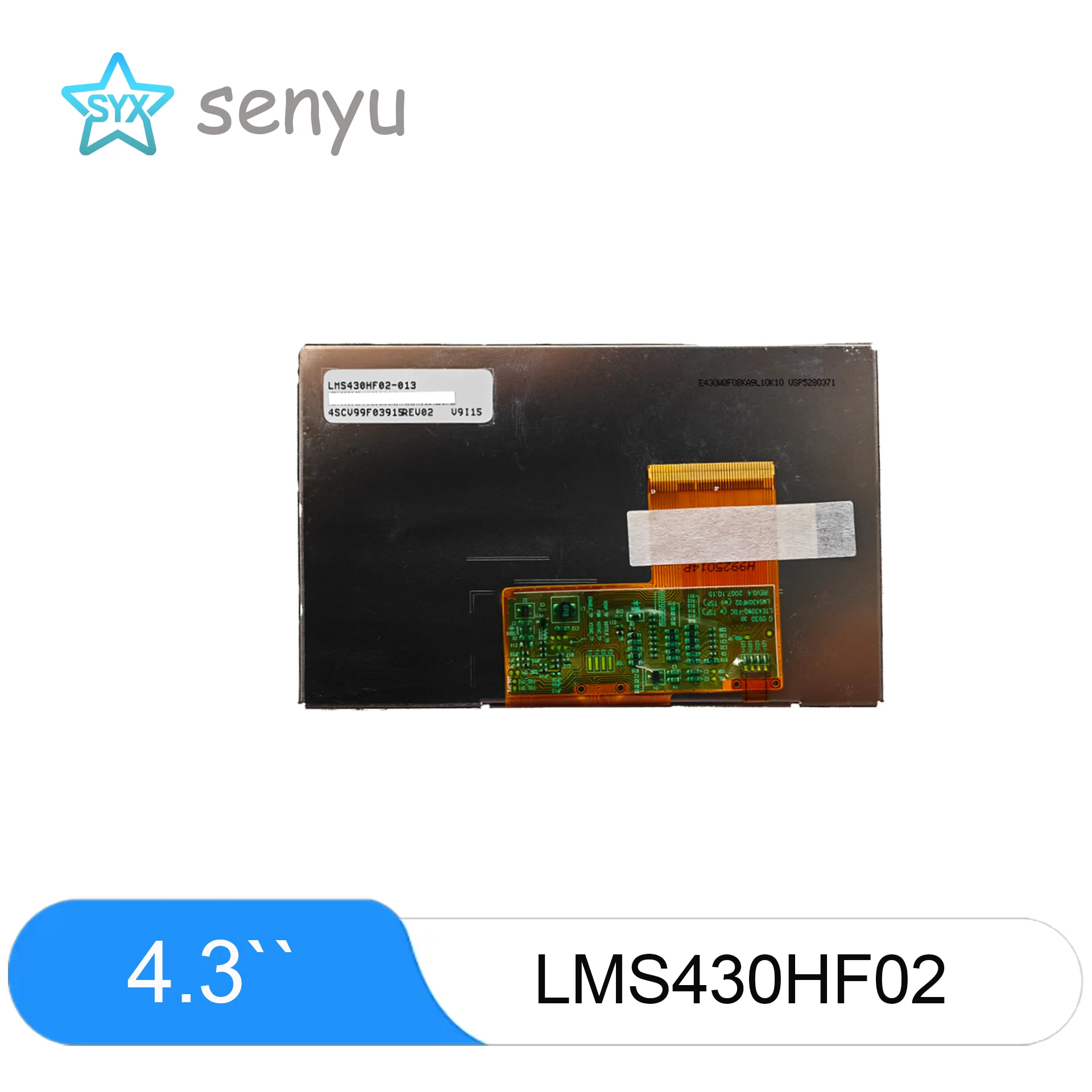 4.3 Inch LMS430HF02 Original TFT LCD Screen 480×272 45Pin Parallel RGB WLED Backlight Industrial Display