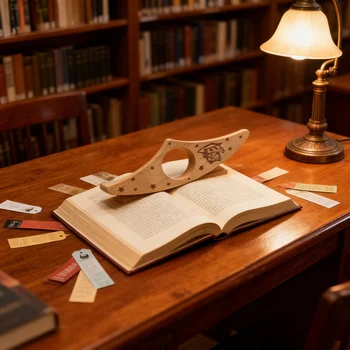 الإبهام الخشبي المرجعية بيد واحدة حامل صفحة الوجه المحمولة ا...