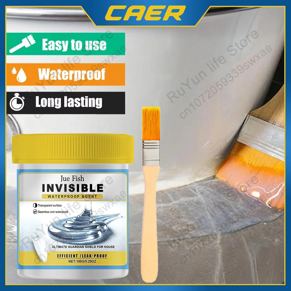 

150 г водонепроницаемый герметик, прозрачная невидимая паста, клей с набором кистей, герметичное покрытие, восстанавливающий клей для домашней двери автомобиля
