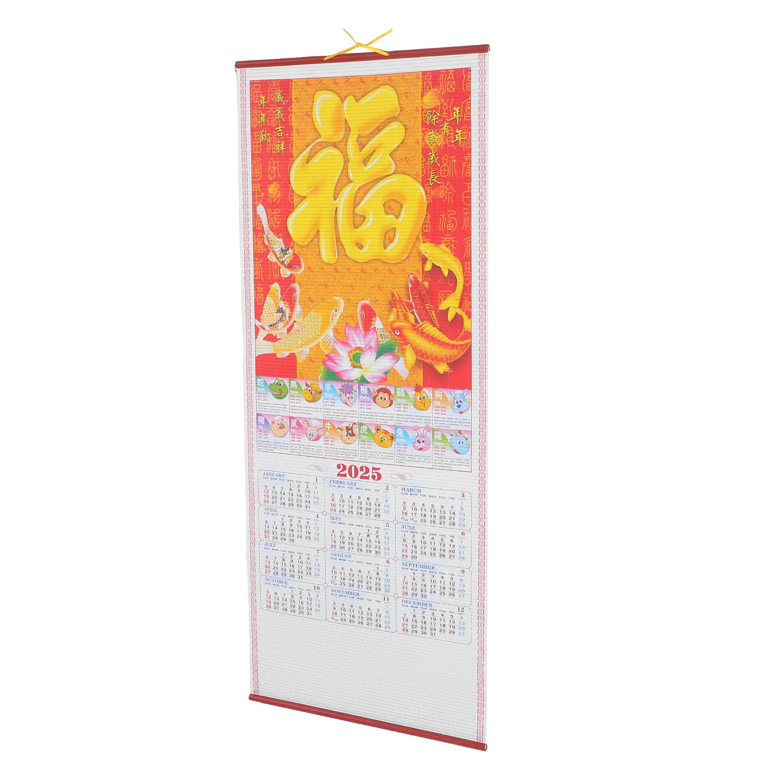 

Snake Year Hanging Calendar Sturdy Wall Calendar Household Office Monthly Planning Daily Organizer Office Supplies