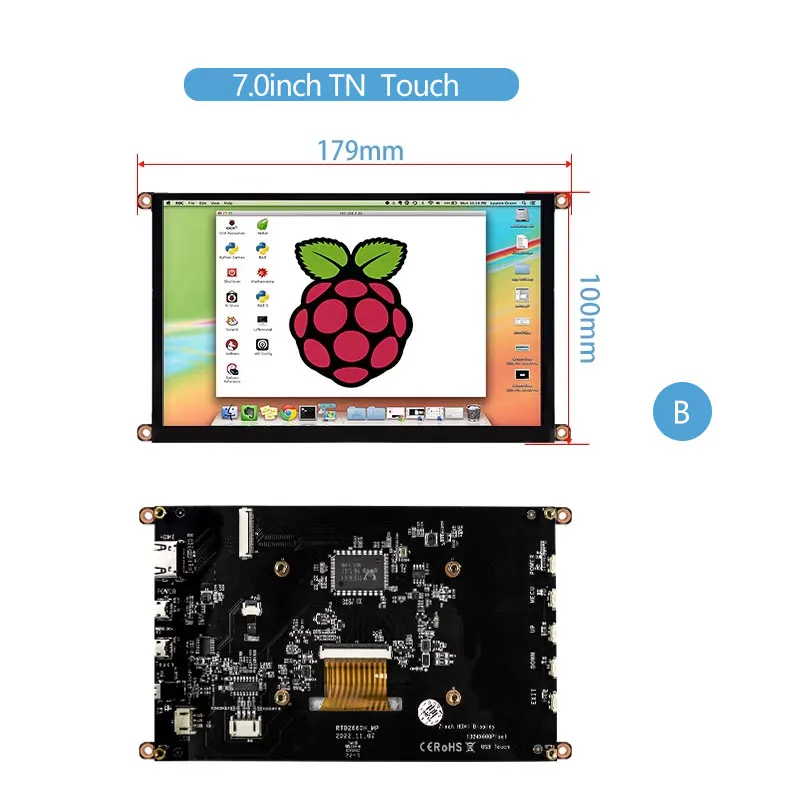 Imagem -04 - Portátil Hdmi Touch Screen Kit Caixa do Computador Secundário Ips Gaming Split Screen Raspberry pi Jetson Nano