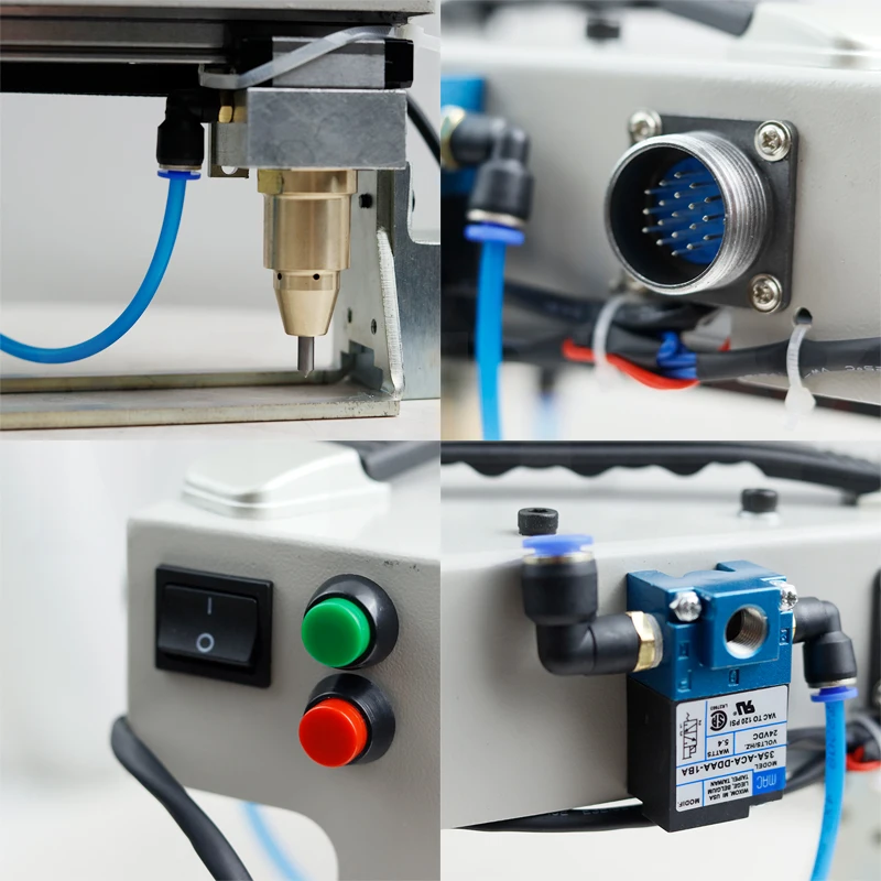 Picture 6: Portable Marking Machine VIN Code 120*30 Pneumatic Metal Dot Peen Marking Machine Plotter Printer Coding Machine