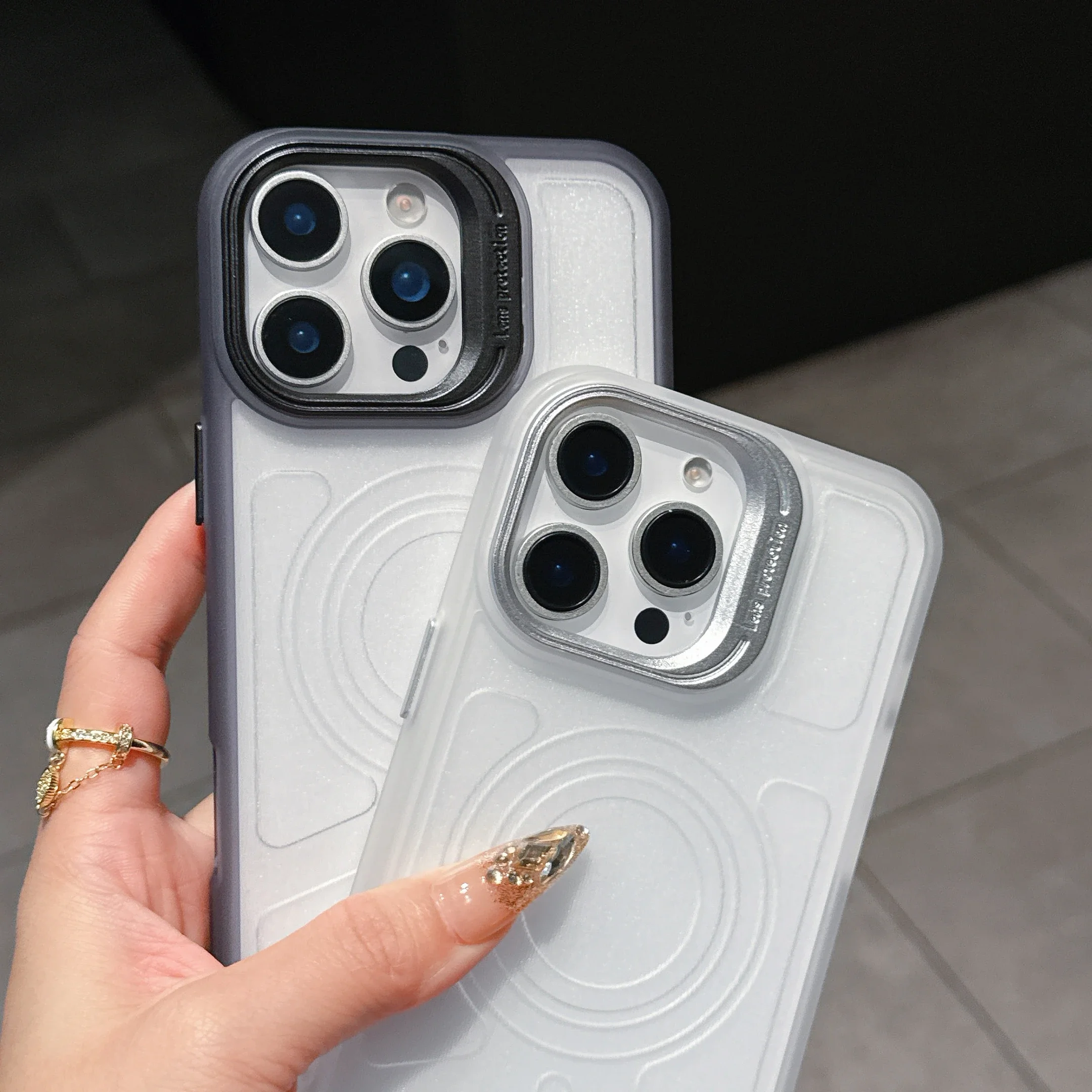 Ins المتخصصة الكورية نمط بريق جراب هاتف آيفون 16 برو 15 زائد 14 برو ماكس 13 12 برو ماكس سليم التغطية الكاملة الأزواج #4